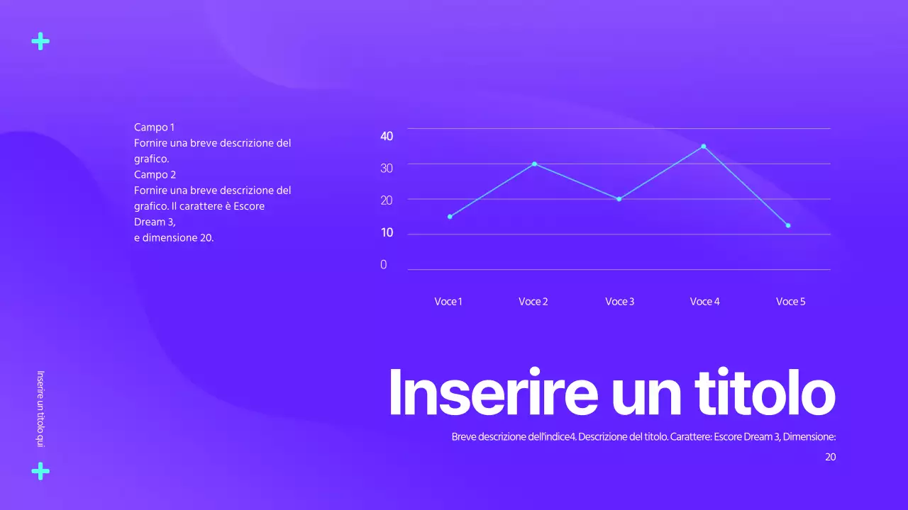 Grafico stile gradiente in viola
