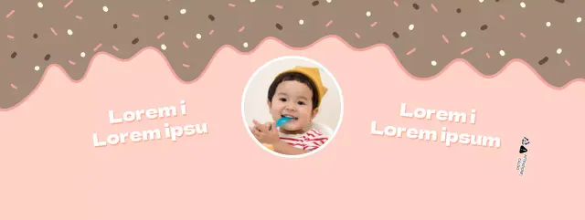 Portabicchieri rosa per gelato di buon compleanno