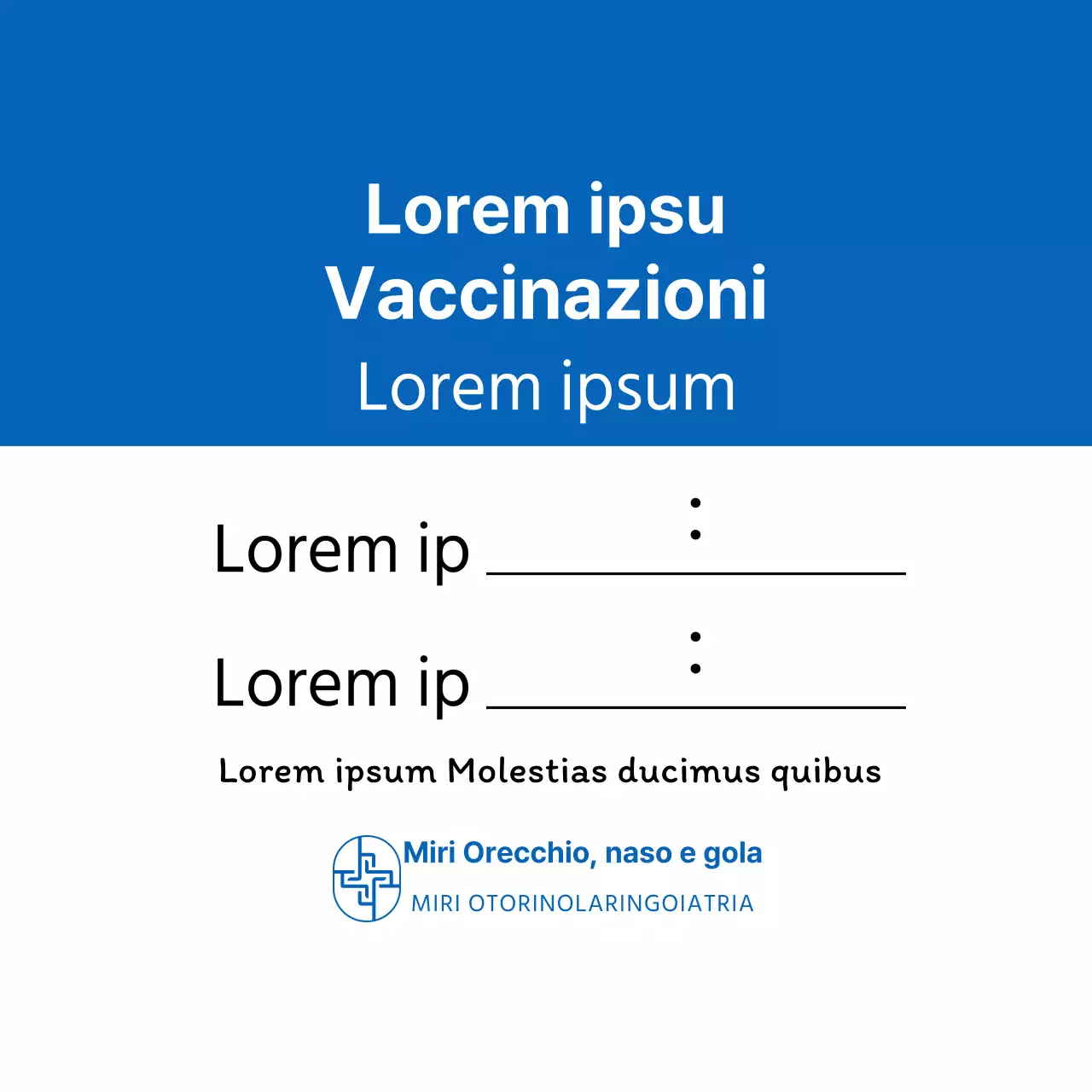 Adesivo del cerchio delle vaccinazioni