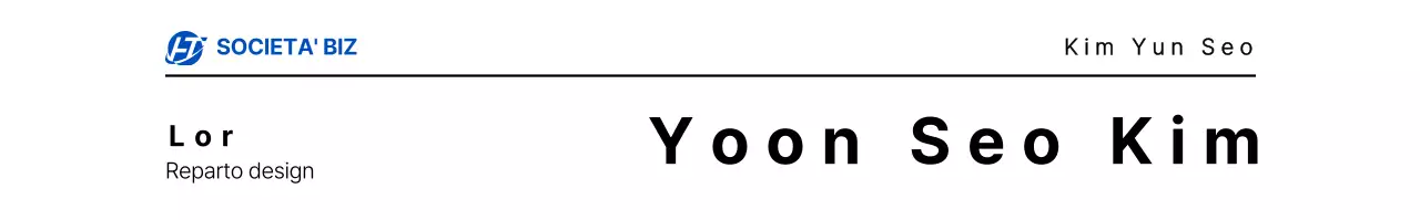 Titolo di lavoro di concetto semplice con logo blu navy e nero