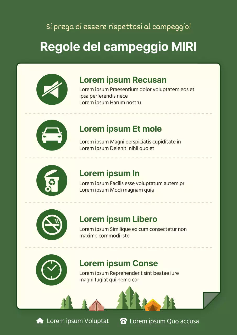 Una guida ai campeggi verdi e puliti