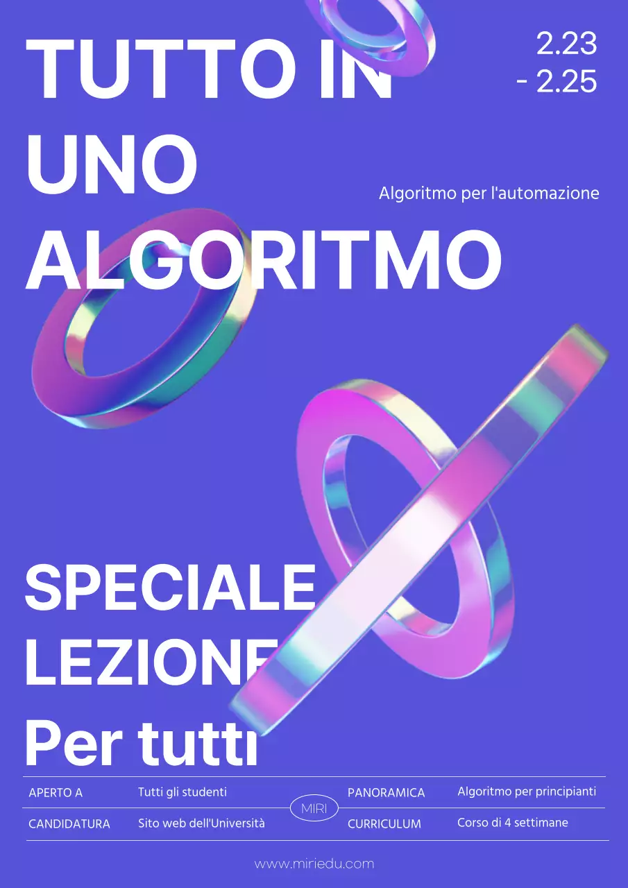Un corso accelerato di semplici algoritmi in viola