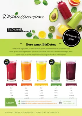 Promuovete il vostro negozio e il vostro menù con foto di bevande verdi