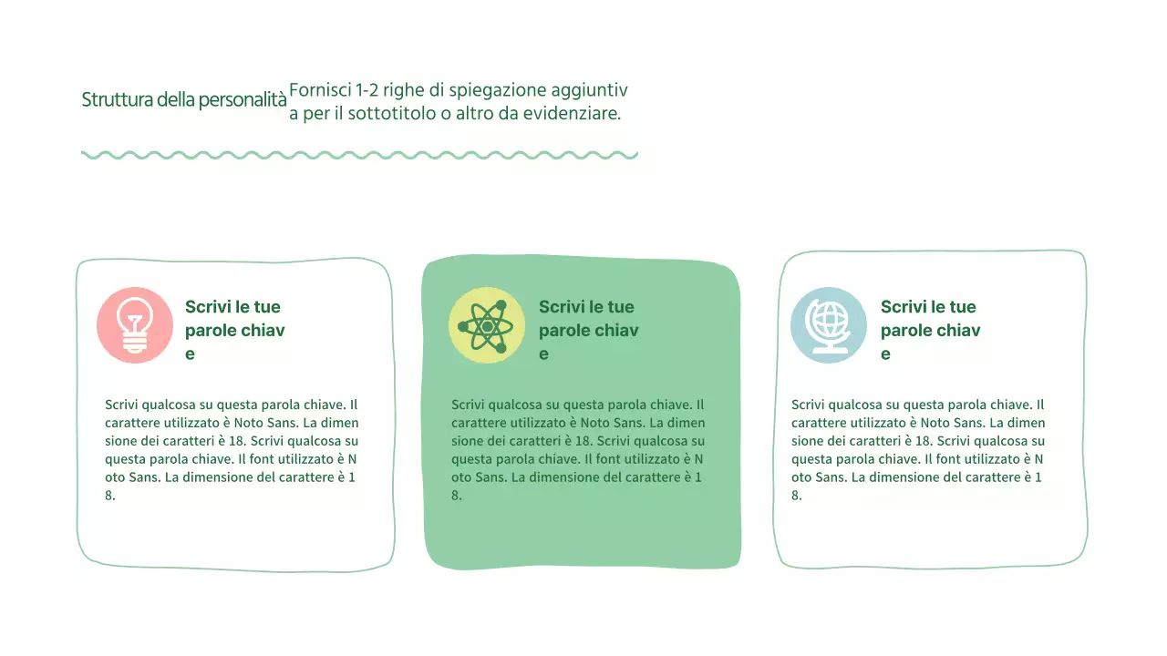 L'agenda verde e arrotondata
