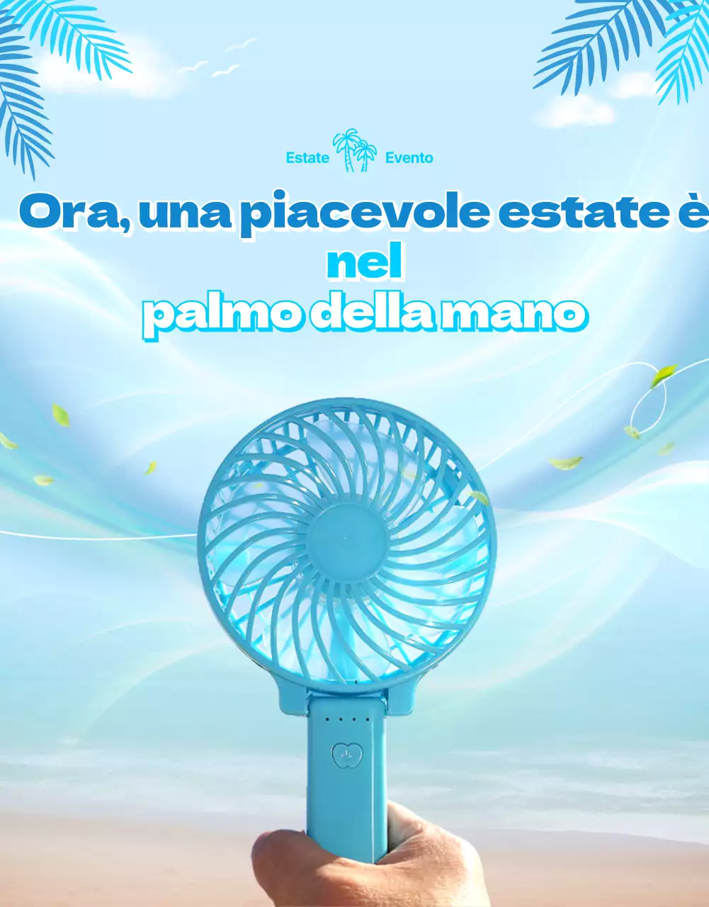 Come utilizzare il mini ventilatore estivo cool blue