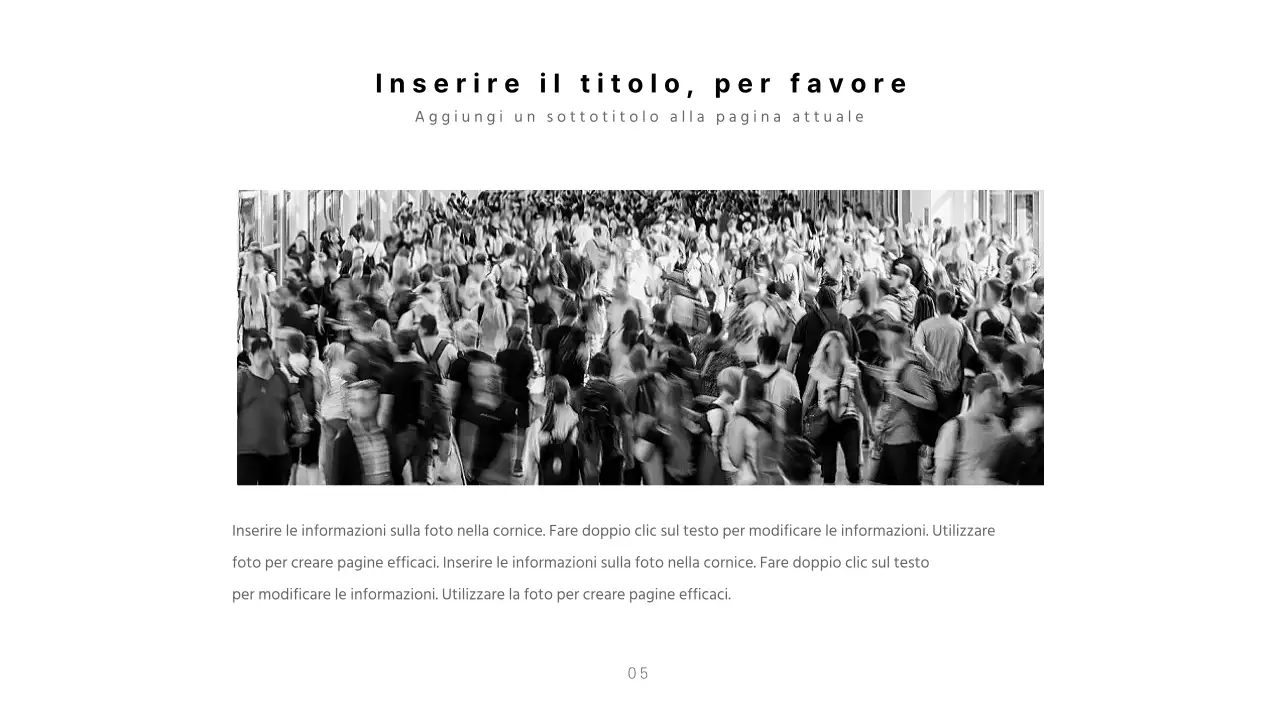 Presentazioni pulite