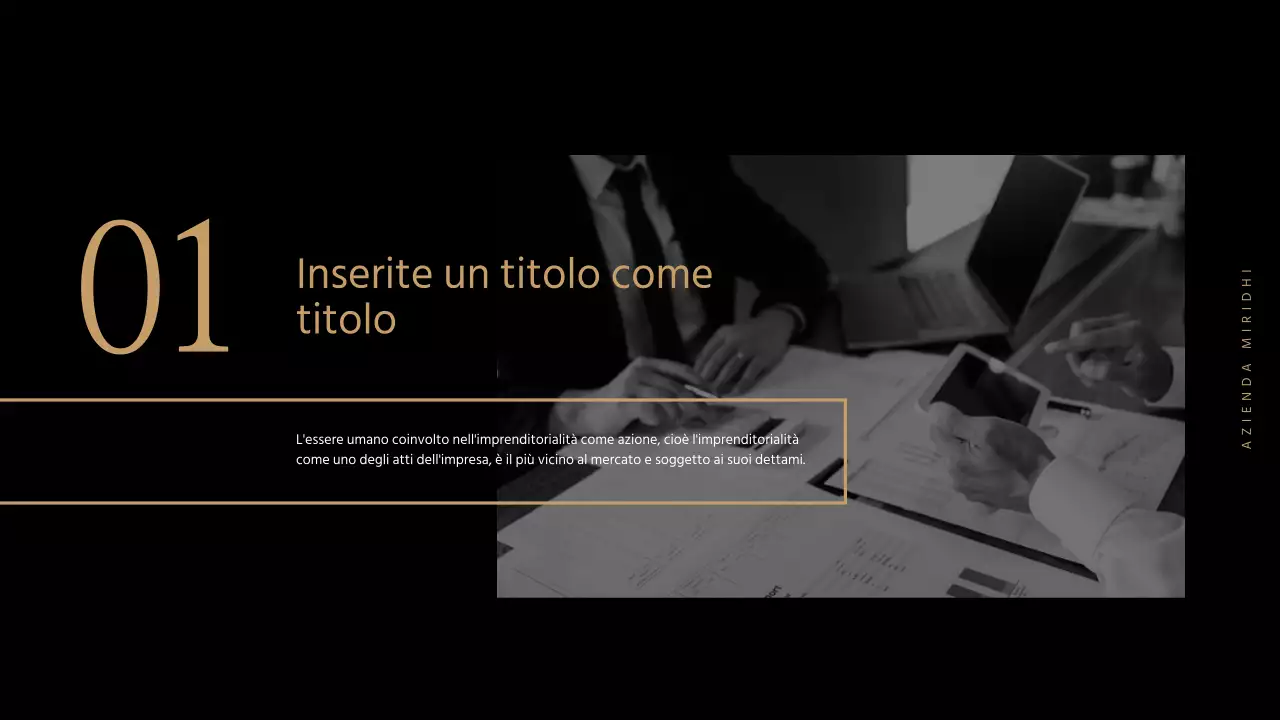 Presentazioni aziendali