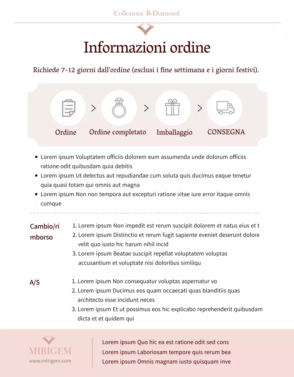 Promozione dell'anello di diamanti del giorno bianco