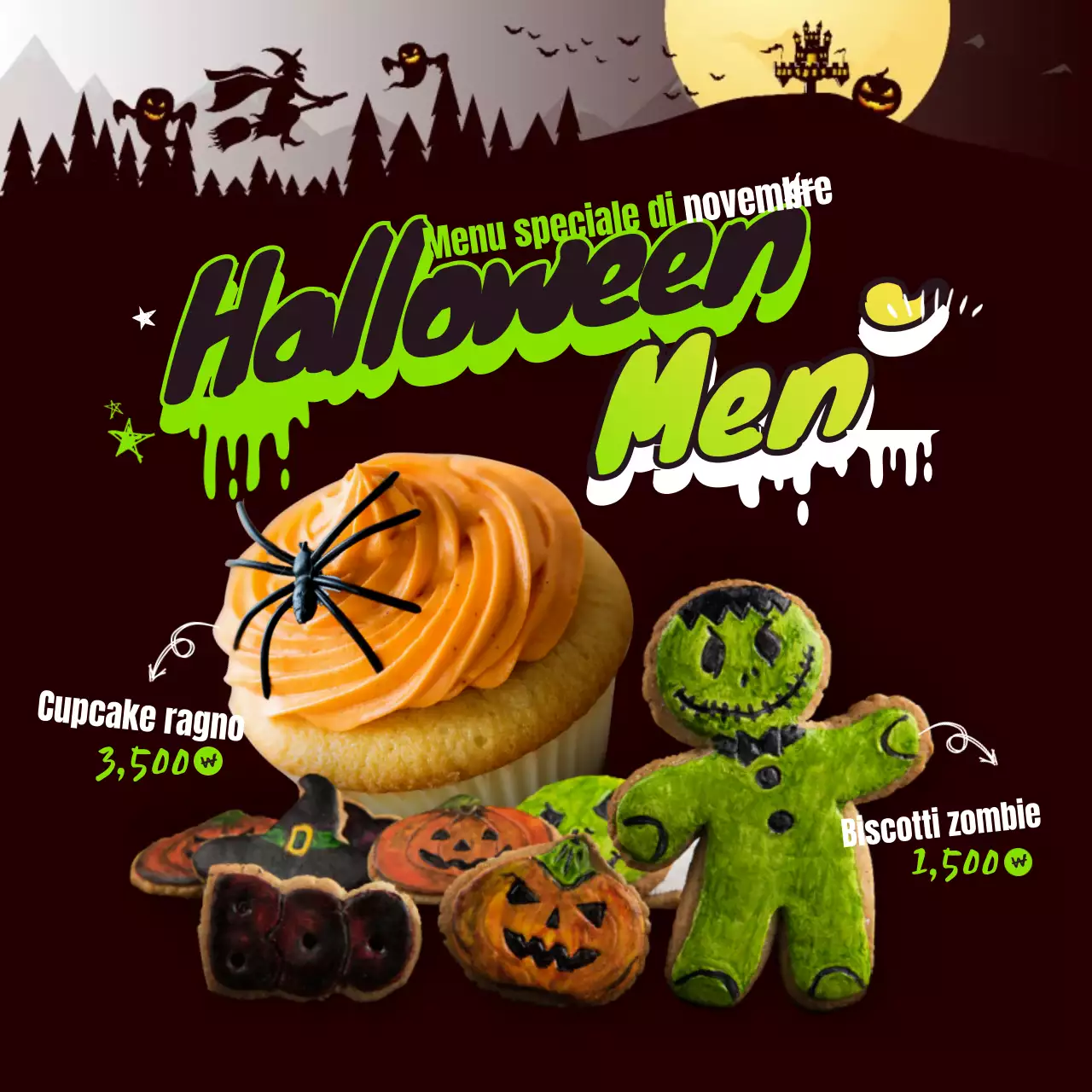 Menu di Halloween