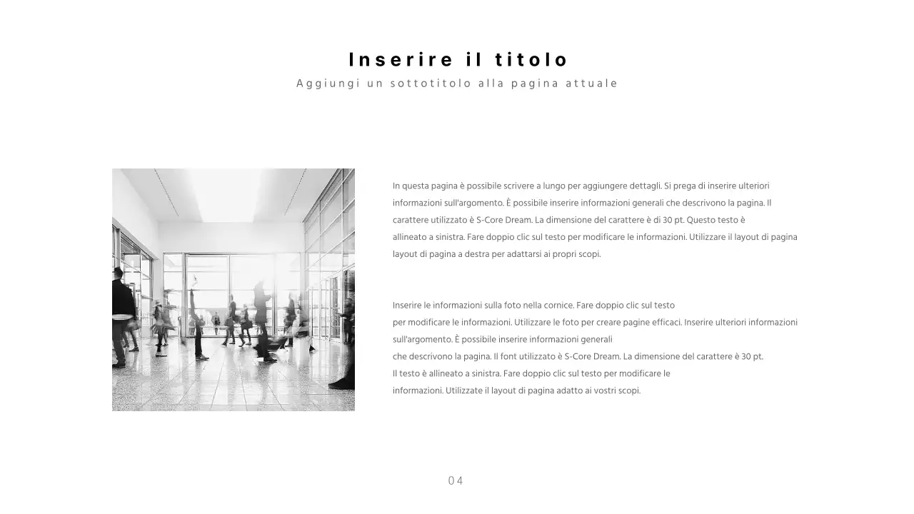 Presentazioni pulite