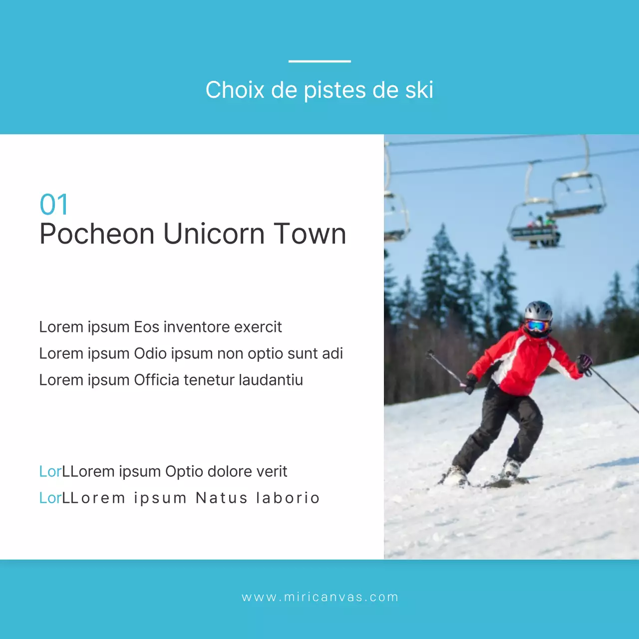 Nouvelles cartes de stations de ski