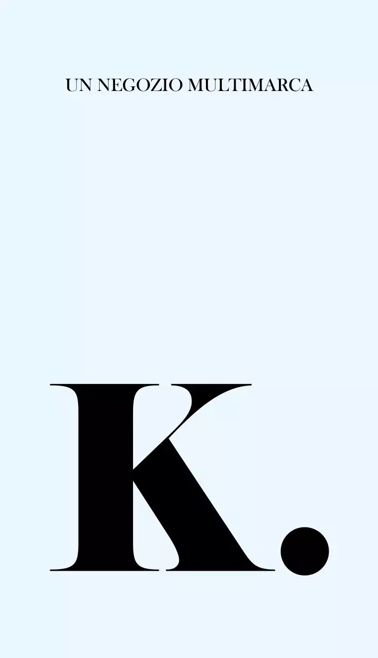 Un negozio editoriale con un grande alfabeto su uno sfondo blu chiaro