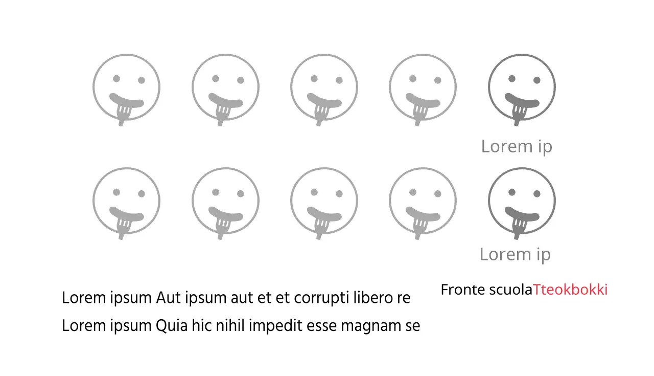 Tteokbokki davanti alla scuola