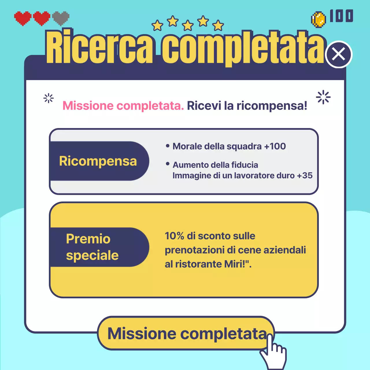 Come prenotare una cena di game quest