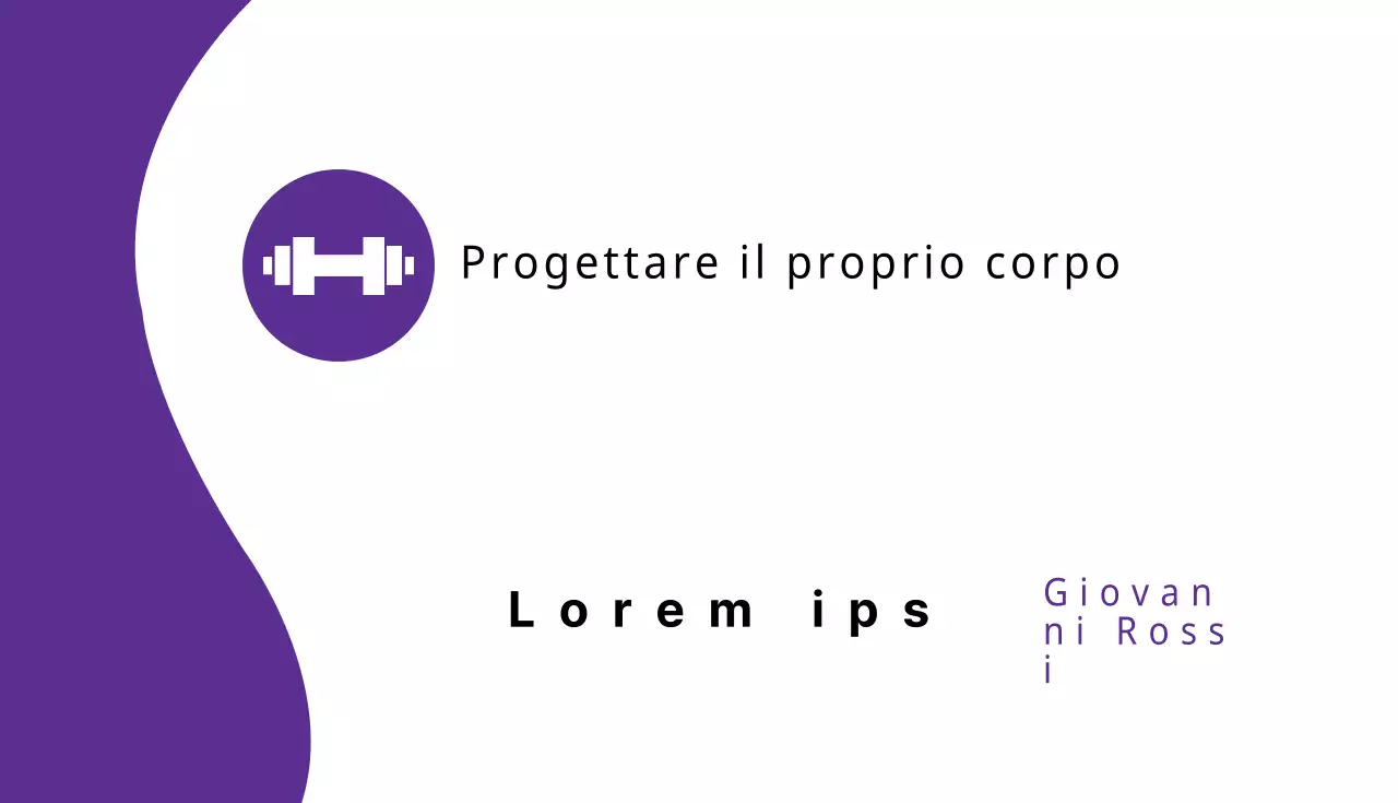 Progettare il proprio corpo