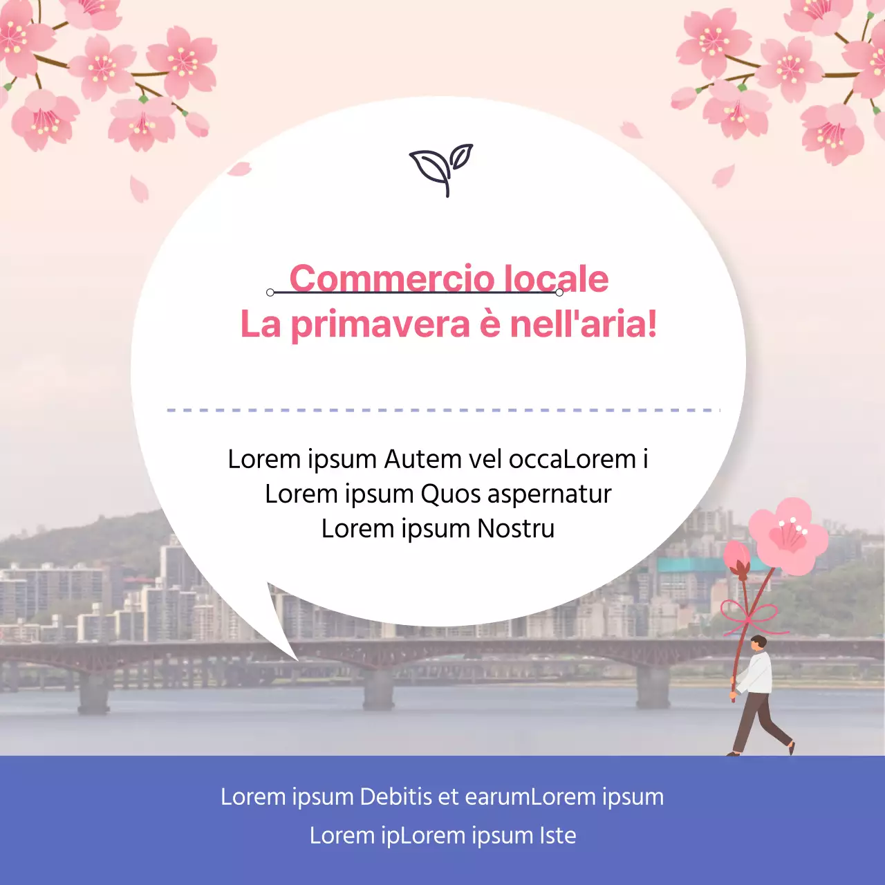 Il moderno diritto commerciale locale spiegato in rosa e blu