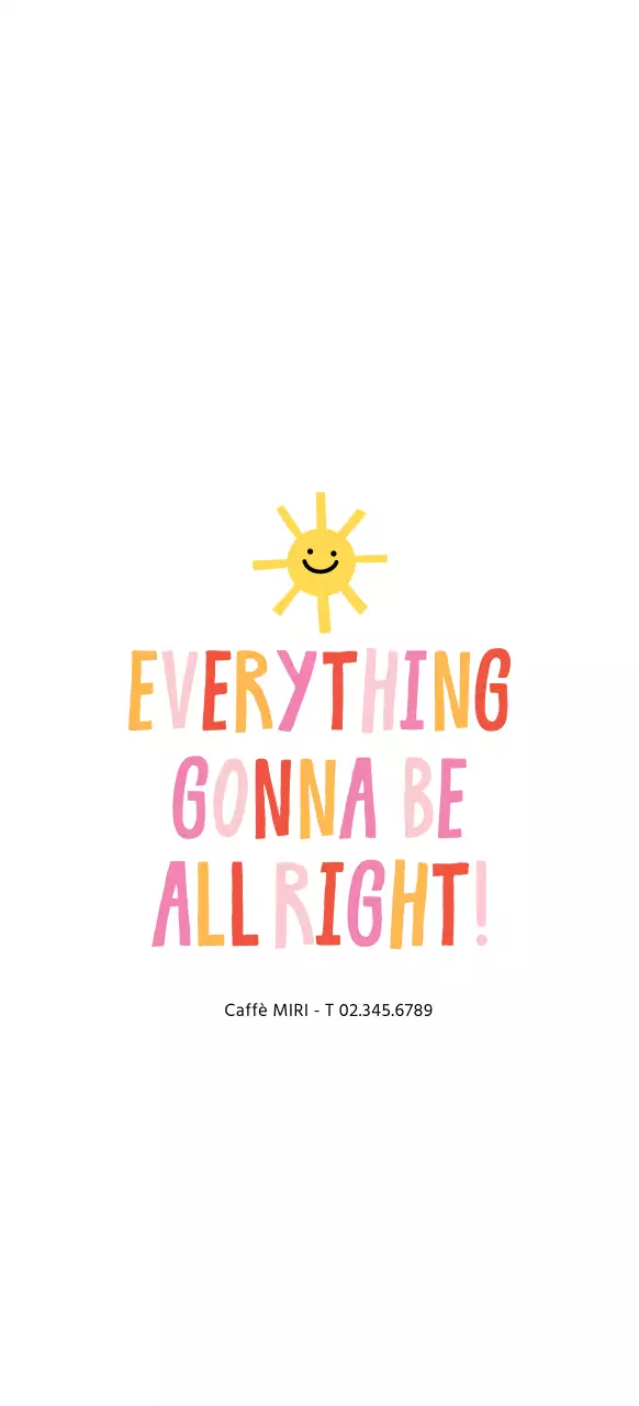 Uno stile colorato, vivace e simpatico per promuovere il vostro bar.