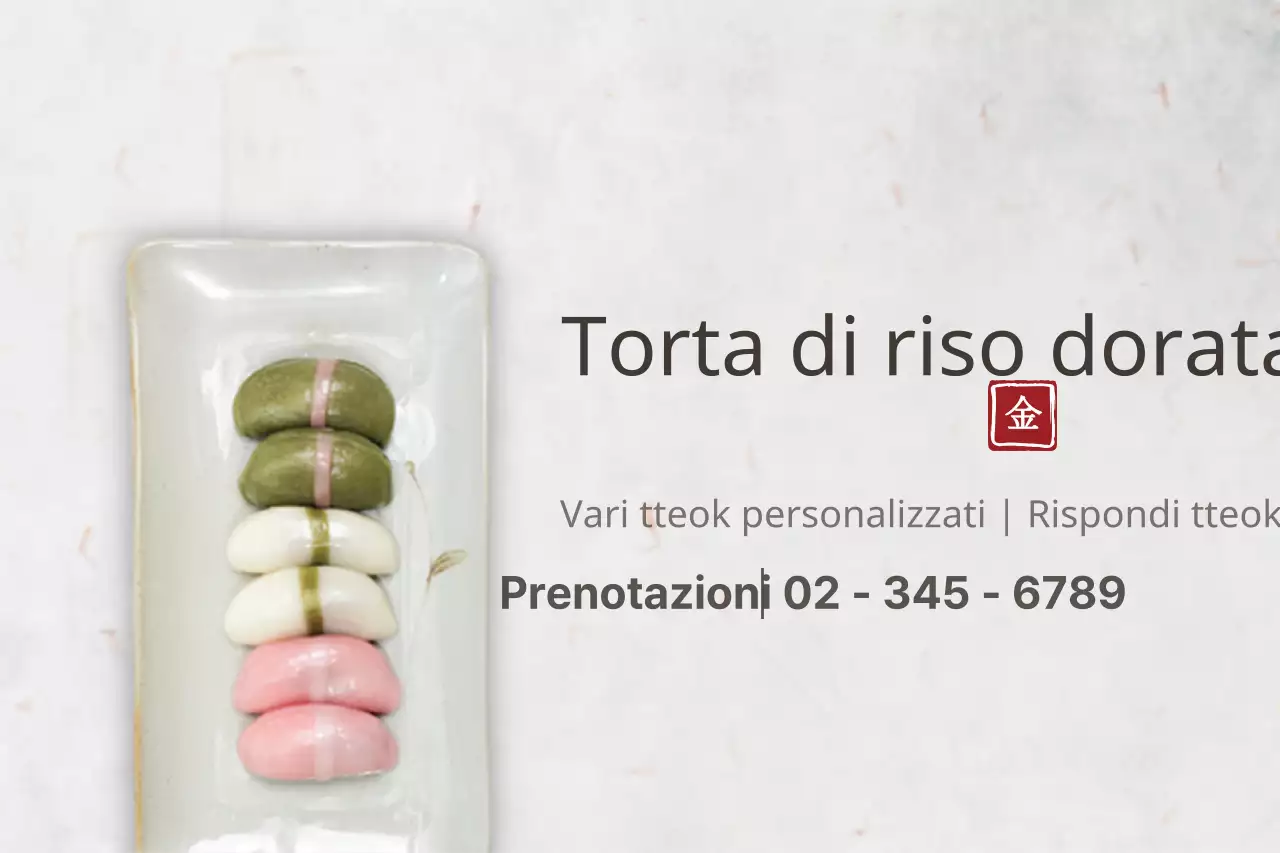 Torta di riso dorata