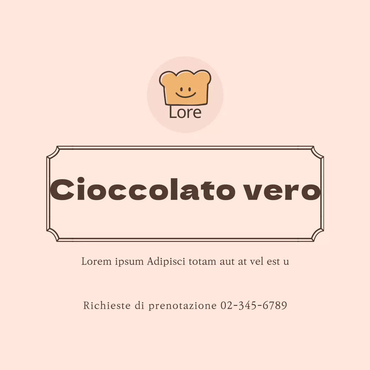 Adesivi illustrati per dolci al cioccolato