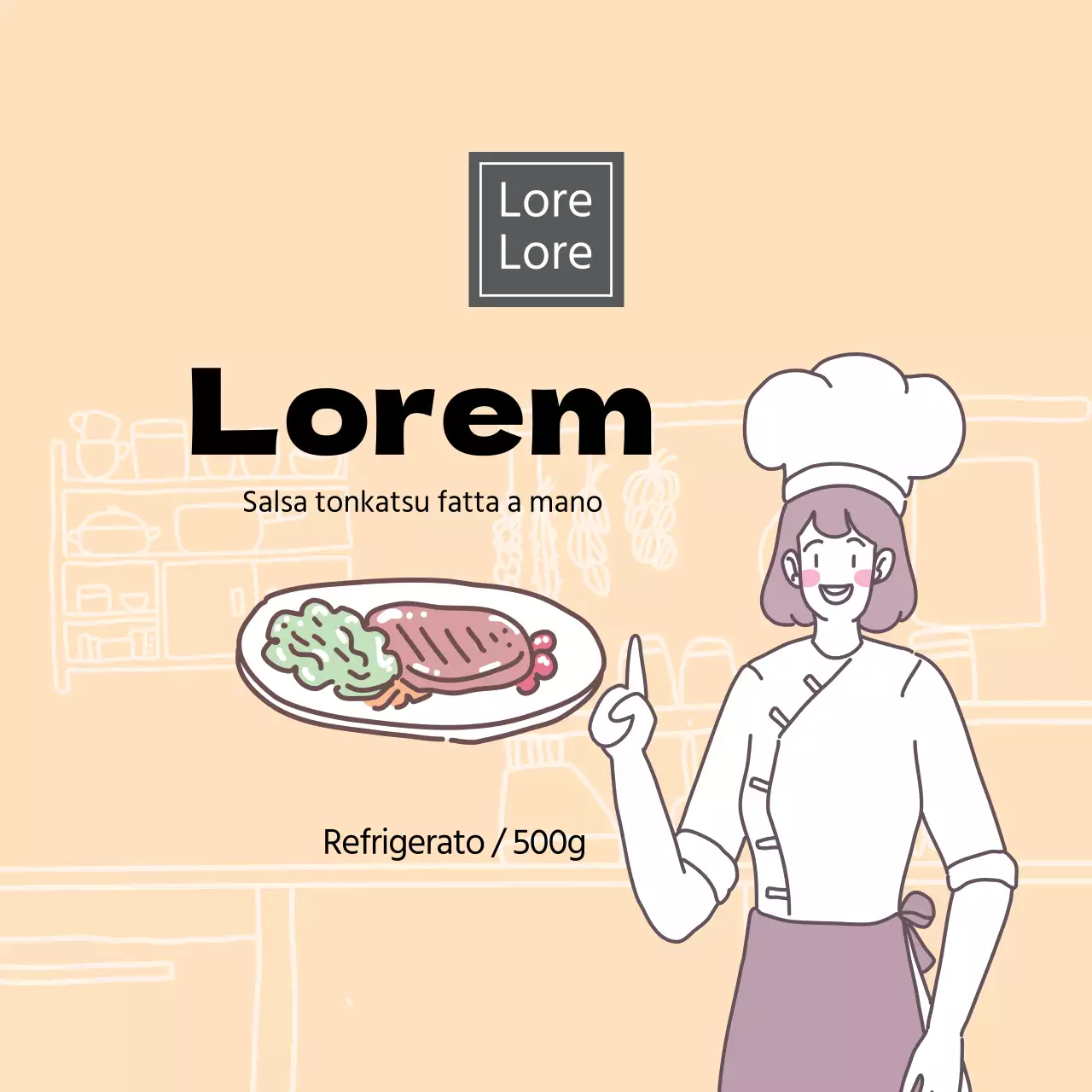 Salsa tonkatsu all'arancia