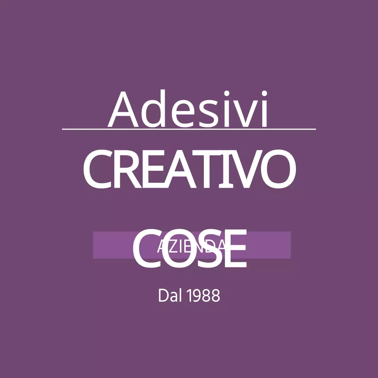 Adesivi commerciali