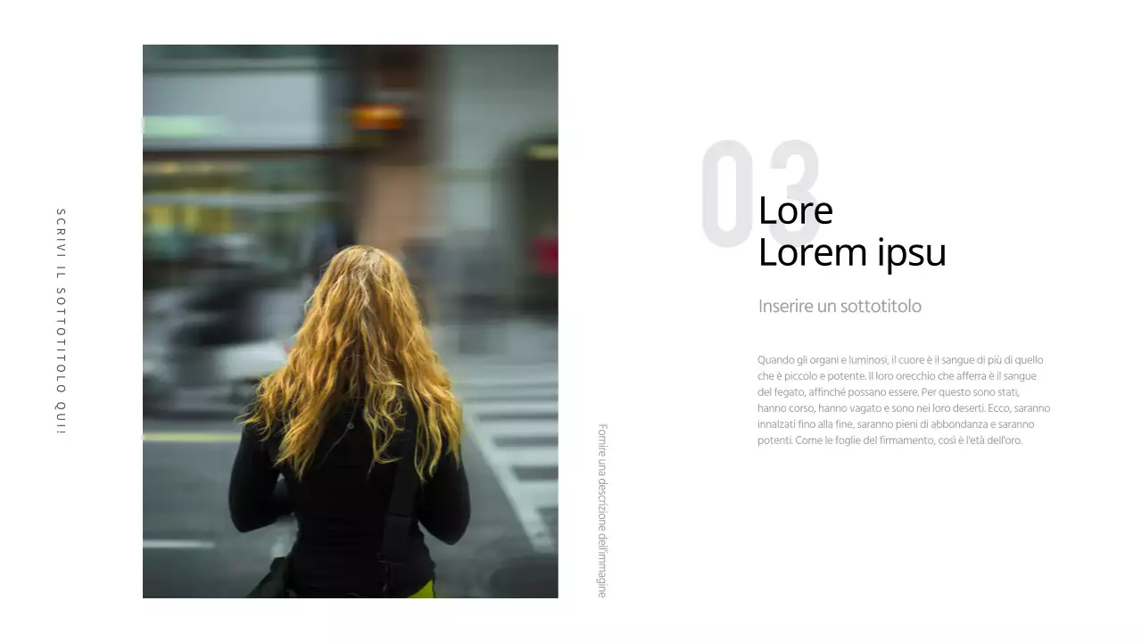 Presentazione semplice