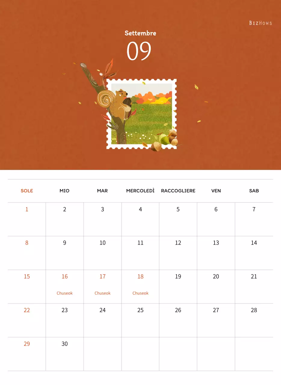 Illustrazioni di francobolli con un concetto caldo