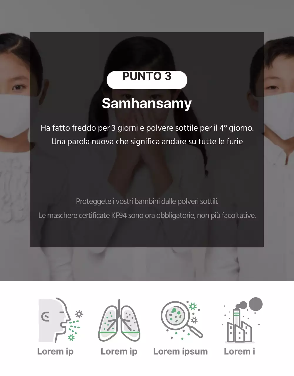 Maschere per il particolato