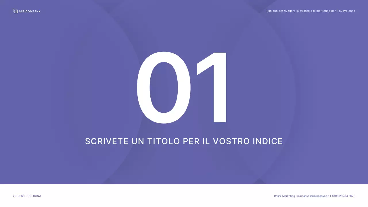 Officina aziendale con uno schema cromatico pulito nei colori del berry ferry