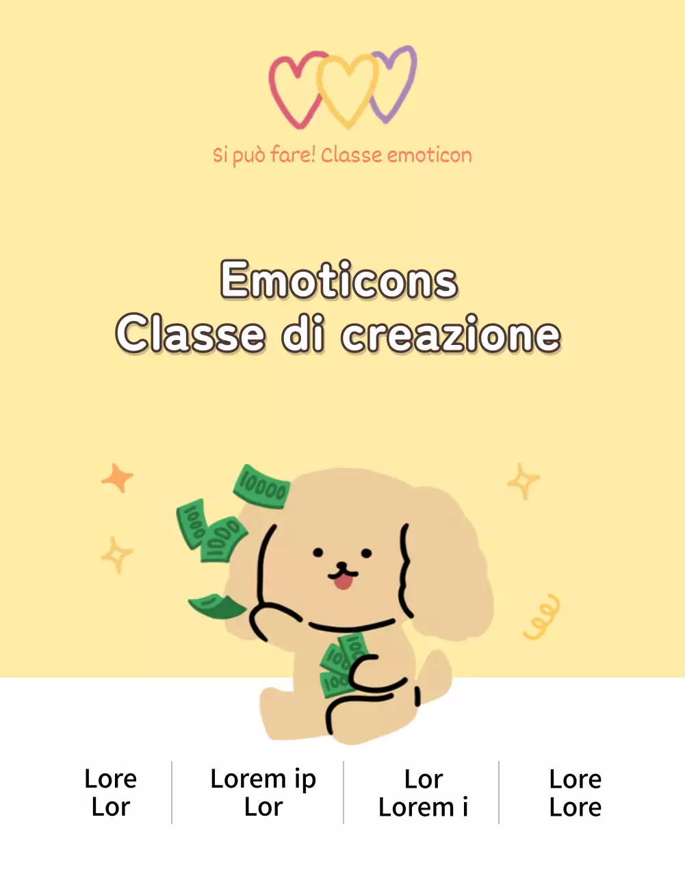 Dettagli della lezione per il corso Creare una Emoji carina in pastello