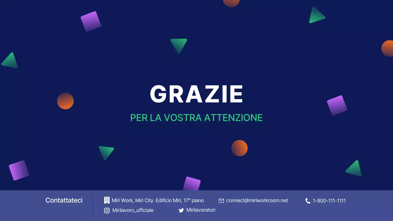 Reclutamento di creativi locali con forme in blu marino e colori d'accento