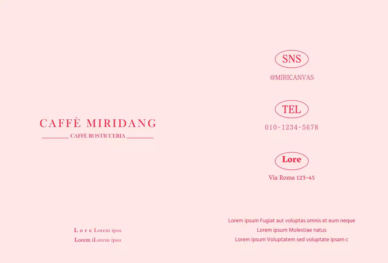 Promuovere un caffè con una foto emozionale in rosa