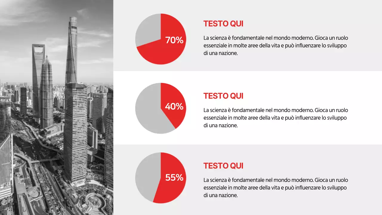 Schema semplice in colore rosso