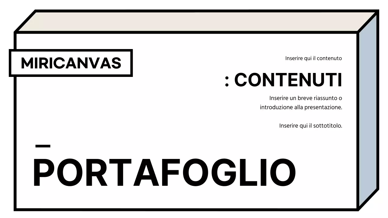 Portafoglio di scatole