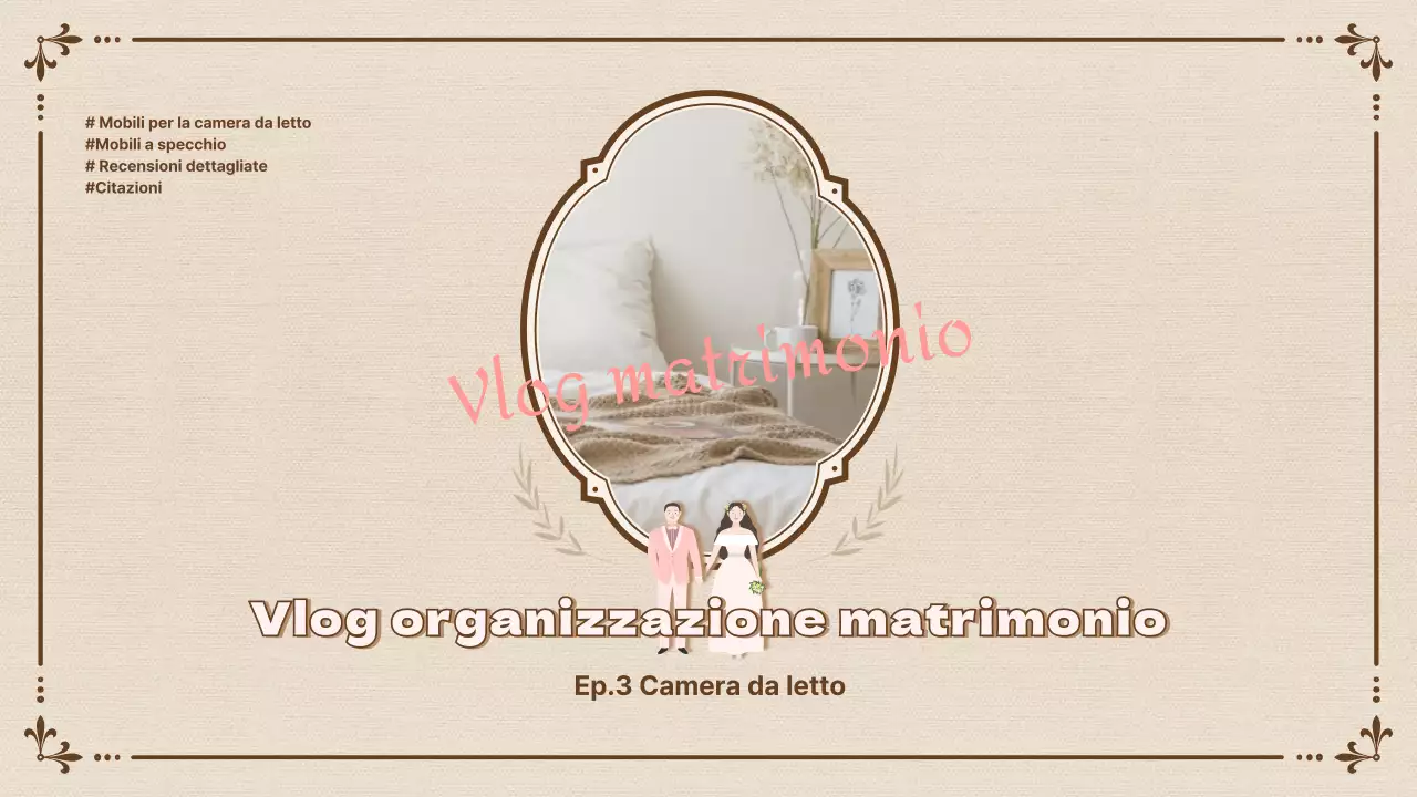 Vlog di matrimonio con toni morbidi