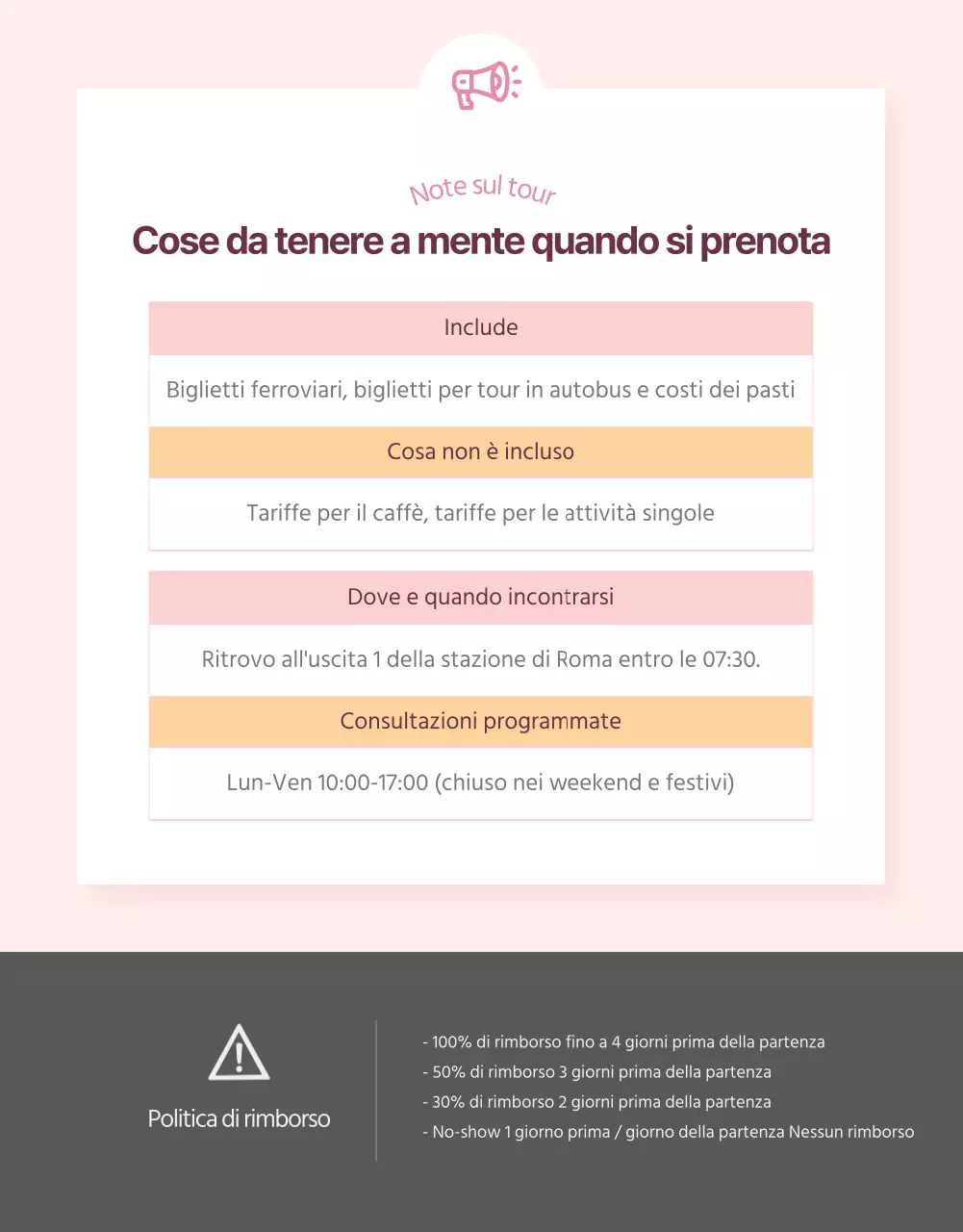 Promozione dei tour della fioritura dei ciliegi con un tocco di rosa