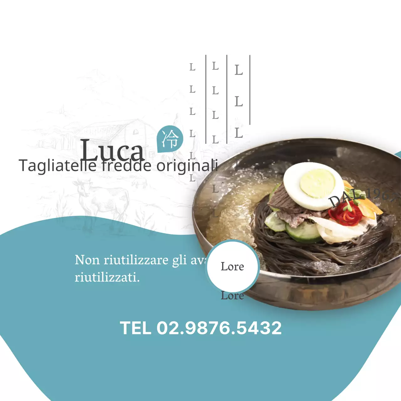 Tagliatelle fredde Eun Gyeom Ne Wonjo