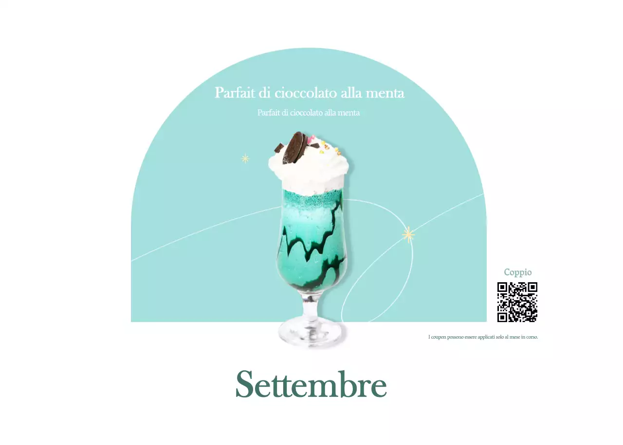 Calendario dei bar con i consigli per le bevande del mese