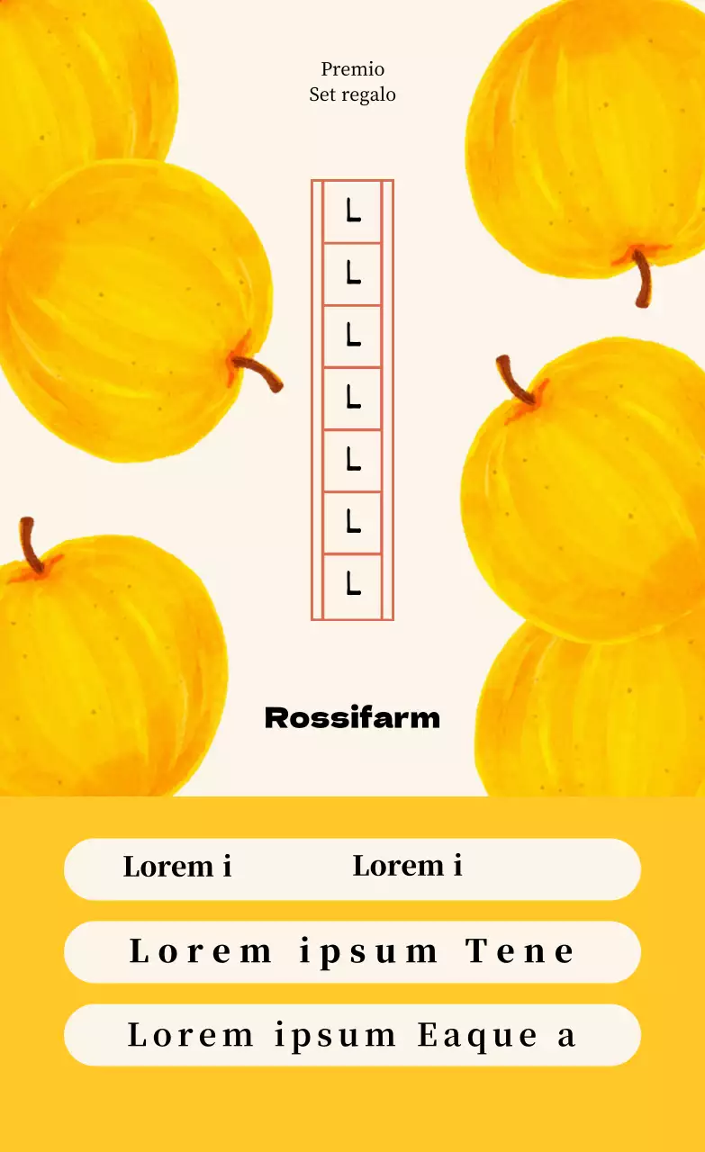 Carta manoscritta illustrata Adesivo verticale pera
