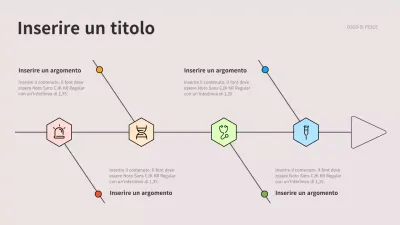 Un grafico a lisca di pesce pulito in grigio e nero