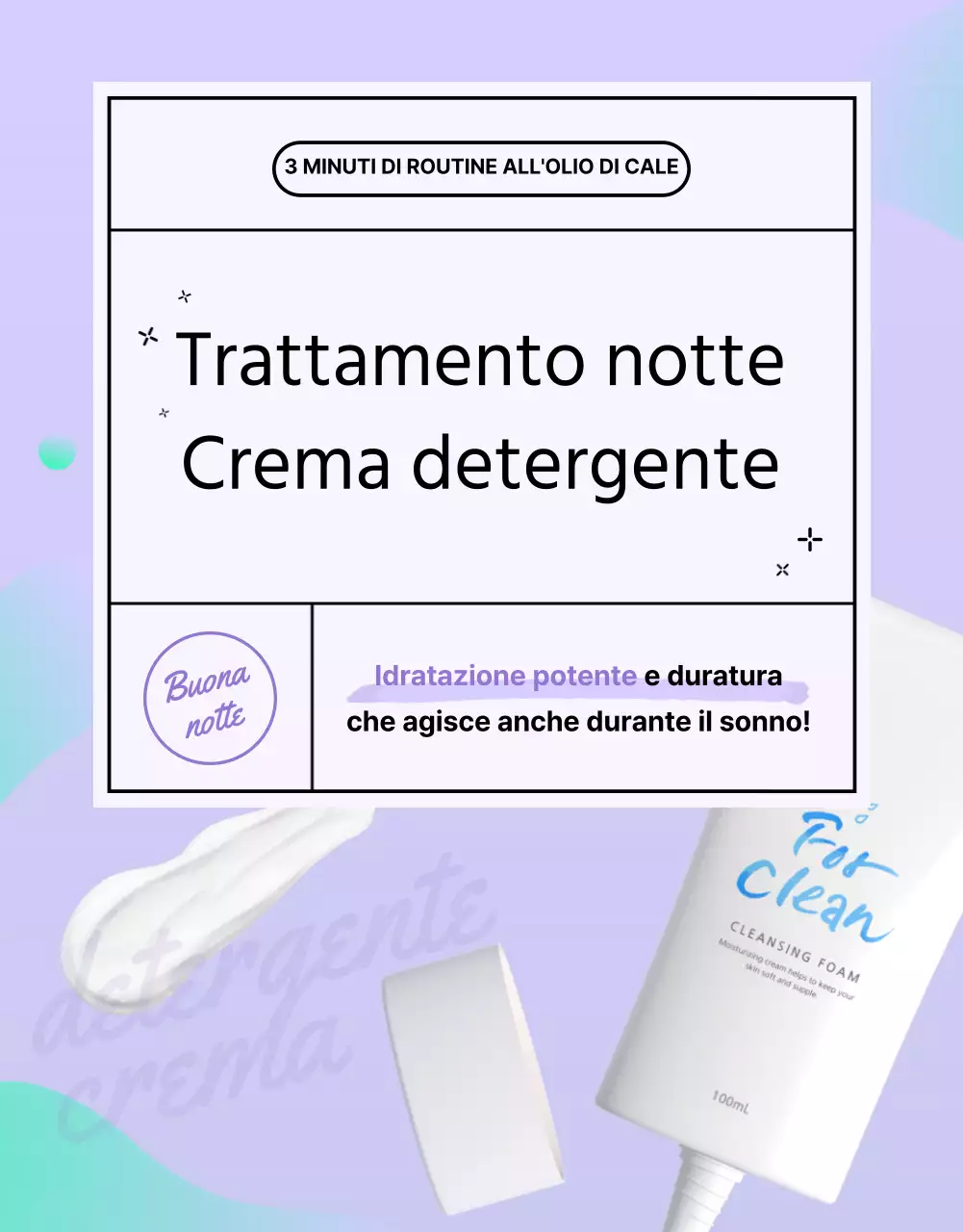 Crema detergente Goodnight Care