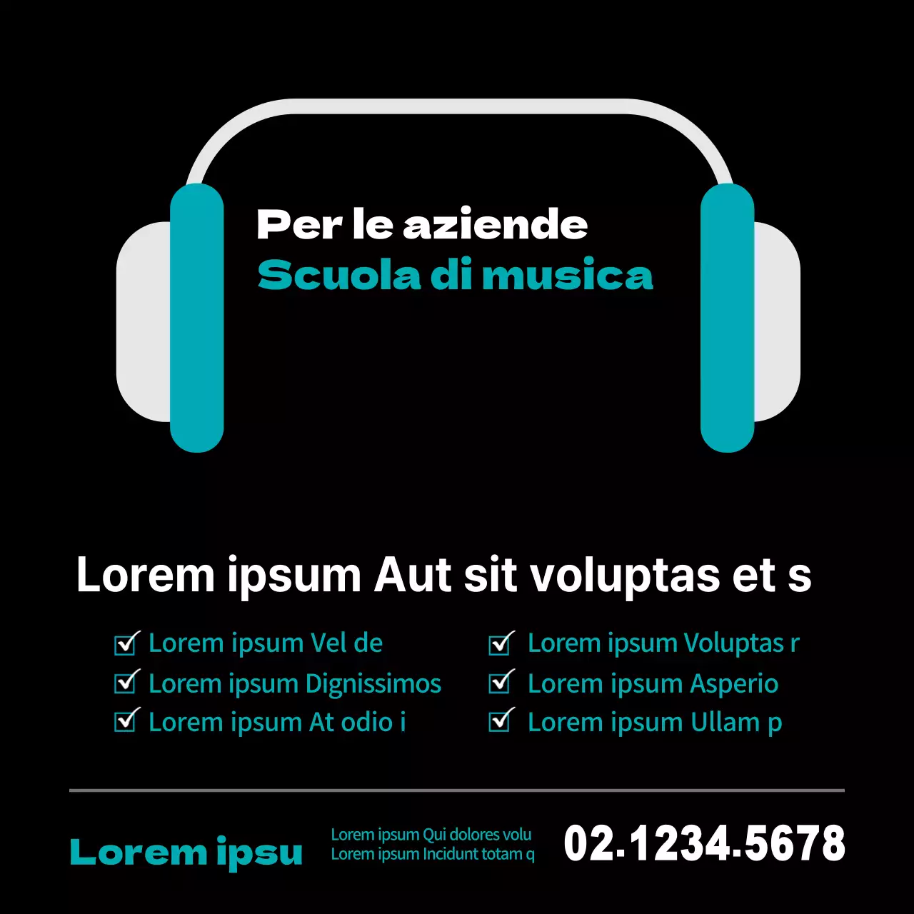 Conservatorio di musica_Striscione quadrato