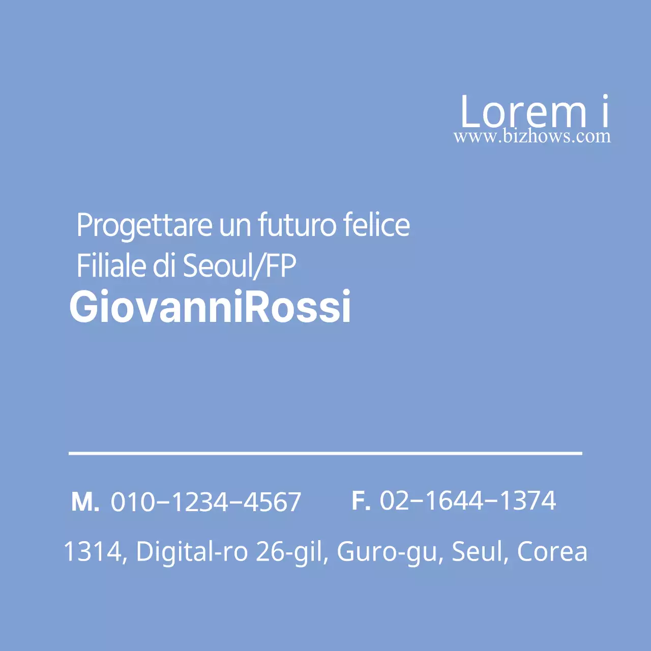 Assicurare un futuro felice