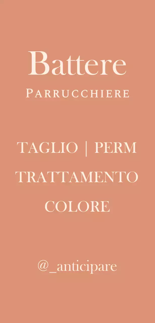 Insegna di un salone di parrucchieri con titolo in inglese su sfondo rosso attenuato