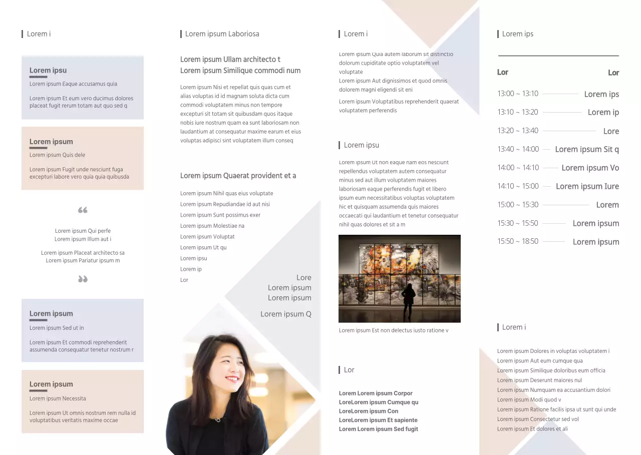 Colori pastello e stile pulito Informazioni sulla mostra di laurea