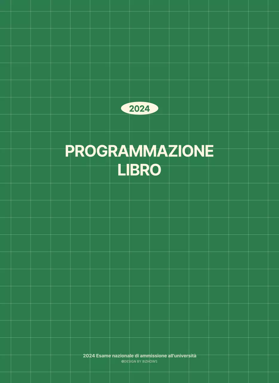 Calendario da parete SAT D-day concept in verde e giallo chiaro