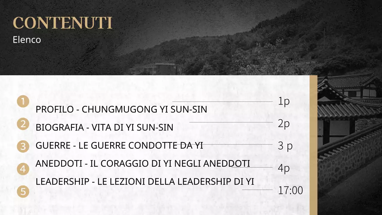 Un concetto tradizionale ma grandioso in nero e oro