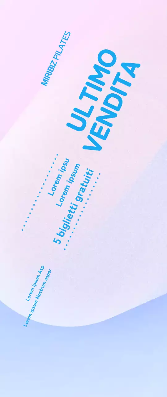 Promuovete il vostro evento di Pilates con uno sfondo grafico 3D emozionale