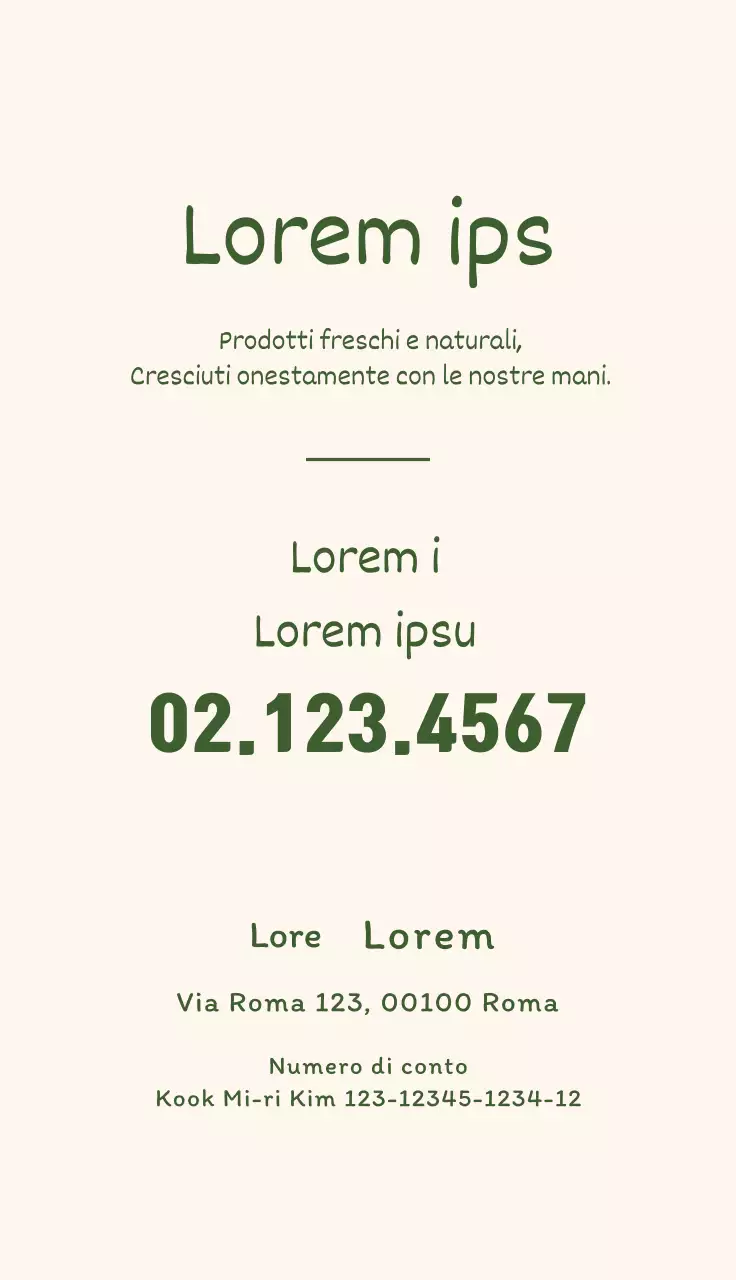 Agricoltore ordinato con foto verde in evidenza