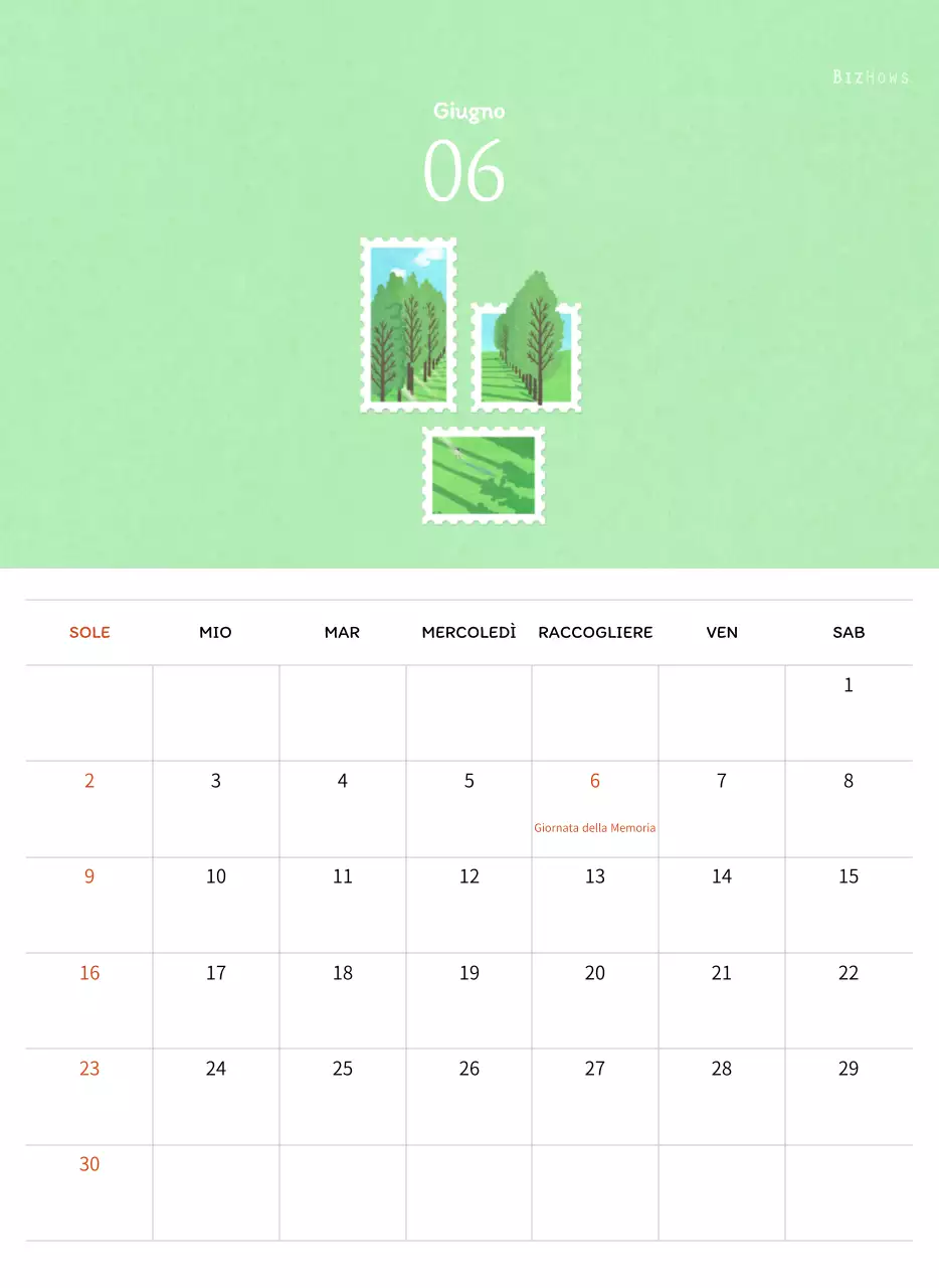 Illustrazioni di francobolli con un concetto caldo